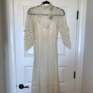 Vintage Polo Ralph Lauren Double RL Lace Dress